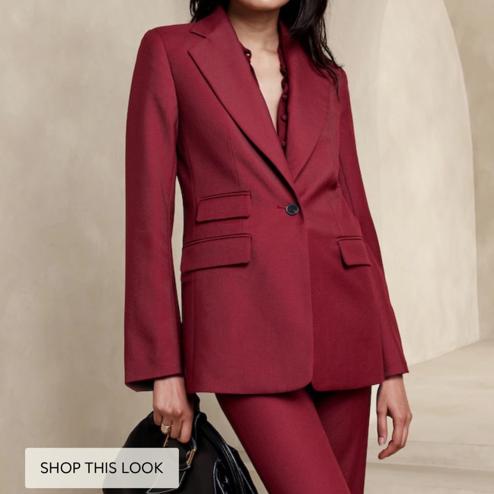 LIDO SCULPTED ITALIAN WOOL BLAZER -- NWT